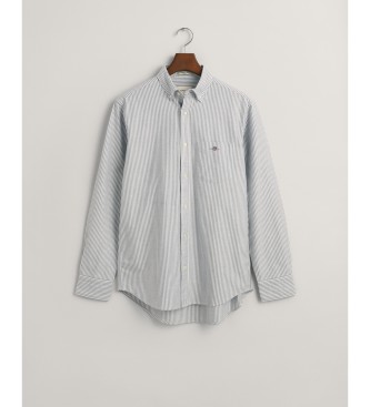 Gant Oxfordskjorta i normal passform med bl fina rnder