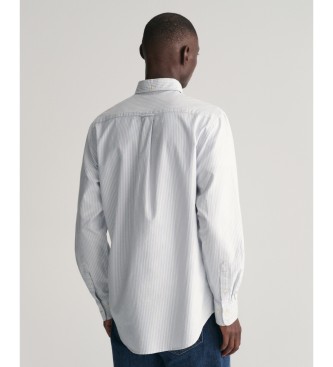 Gant Chemise Oxford  coupe rgulire, rayures fines bleues