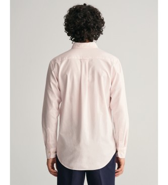 Gant Camicia Oxford vestibilit regolare a righe sottili rosa