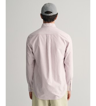 Gant Chemise Oxford  coupe rgulire, rayures fines roses