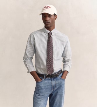 Gant Oxfordskjorta Regular Fit randig grön