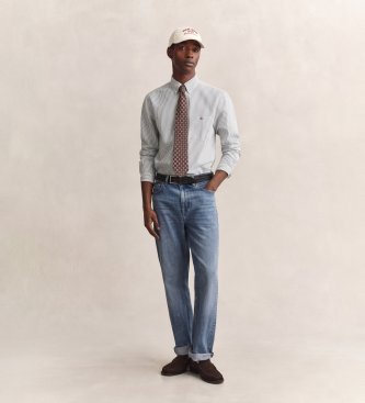 Gant Oxfordskjorta Regular Fit randig grön
