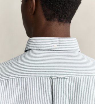 Gant Oxfordskjorta Regular Fit randig grön