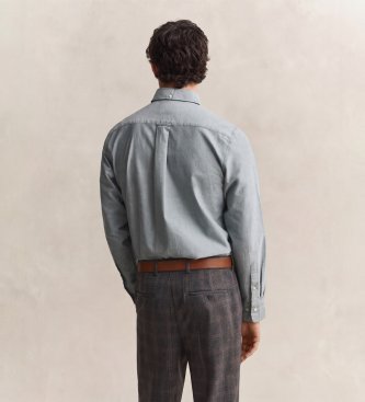 Gant Chemise Oxford Regular Fit Verte