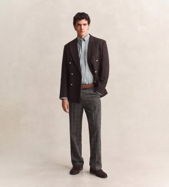 Gant Chemise Oxford Regular Fit Verte