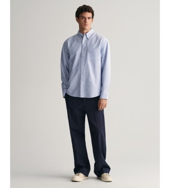 Gant Heritage Relaxed Fit Oxford Shirt bleu