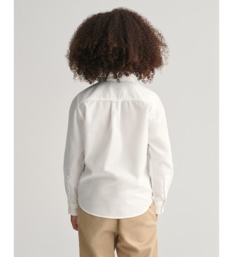 Gant Oxford Shield Skjorta fr barn vit