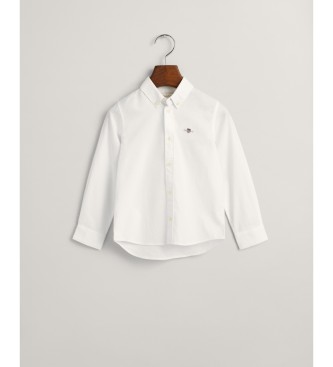 Gant Oxford Shield Kids-skjorte hvid