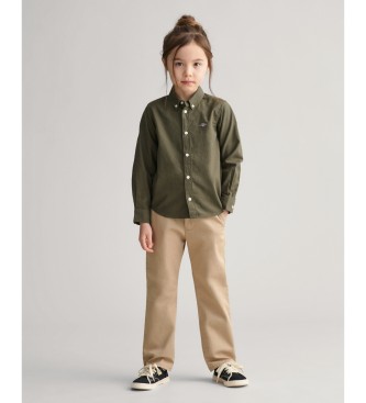 Gant Chemise Oxford Shield verte