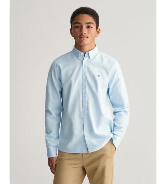 Gant Camisa Oxford Shield Teens azul