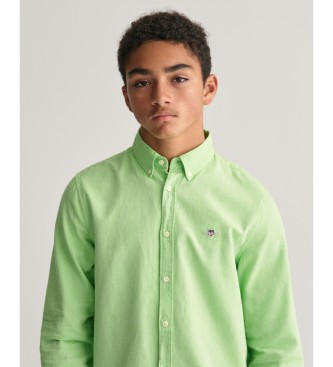 Gant Koszula Oxford Shield w kolorze zielonym