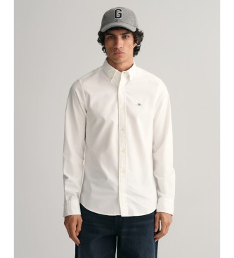 Gant Camisa Oxford Slim Fit blanco