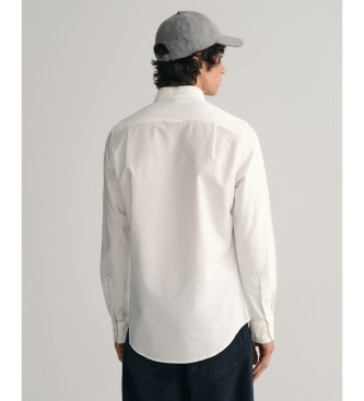 Gant Camisa Oxford Slim Fit blanco
