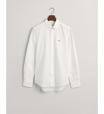 Gant Slim Fit Oxford-skjorte hvid