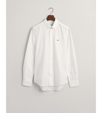 Gant Srajca Slim Fit Oxford bela