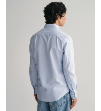 Gant Koszula Slim Fit Oxford niebieska