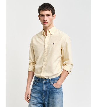 Gant Slim Fit Oxford Shirt yellow