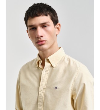 Gant Slim Fit Oxford Shirt yellow