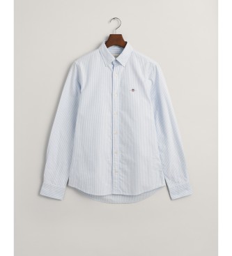 Gant Chemise oxford slim fit  fines rayures bleues