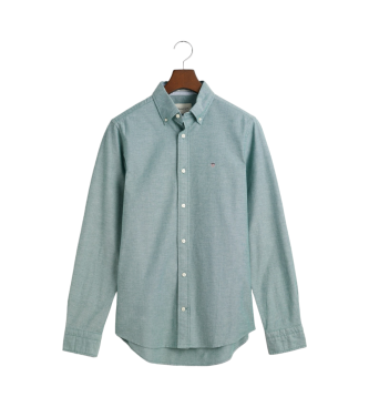 Gant Camisa Oxford Slim Fit elstica verde