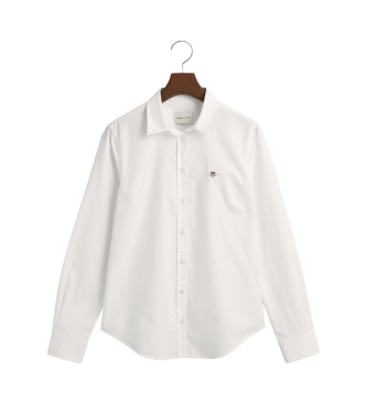 Gant Camisa Oxford Slim Fit elstica blanco