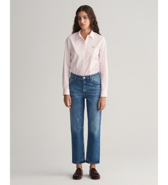 Gant Stretch Oxford Slim Fit skjorta rosa