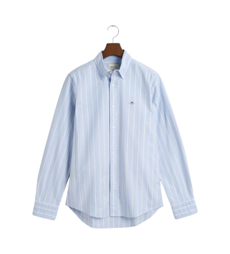 Gant Camicia Oxford slim fit elasticizzata a righe blu