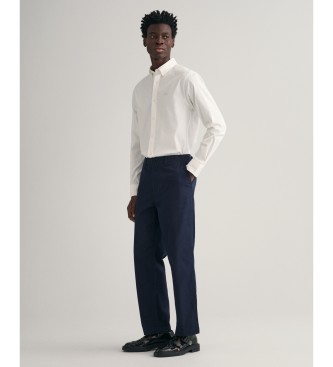 Gant Pinpoint Oxford Regular Fit skjorta vit