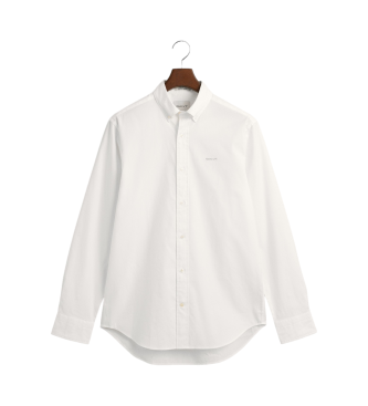 Gant Camisa Pinpoint Oxford Regular Fit blanco