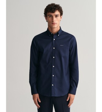 Gant Pinpoint Oxford-skjorta Regular Fit marinbl