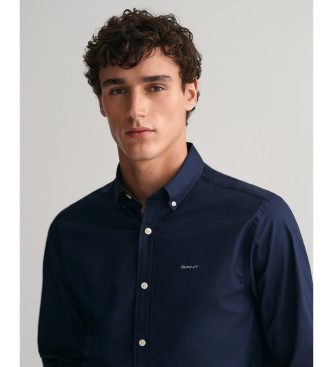 Gant Pinpoint Oxford Shirt Regular Fit navy