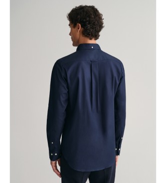 Gant Pinpoint Oxford-skjorta Regular Fit marinbl