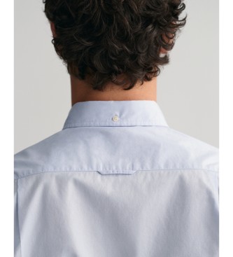 Gant Camisa Pinpoint Regular Fit Oxford azul