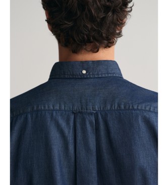 Gant Camisa Regular Fit marino