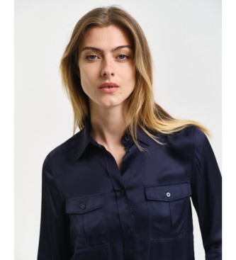 Gant Regular Fit Shirt With Navy Pocket