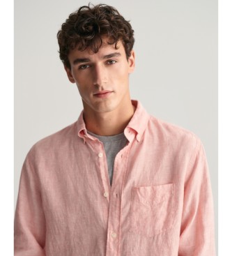Gant Camicia in lino rosa vestibilit regolare