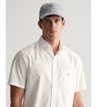 Gant Camisa de ajuste regular em popelina branca