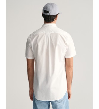 Gant Regular Fit-skjorte i hvid poplin