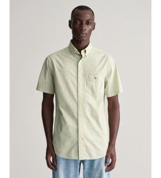 Gant Camisa Regular Fit verde