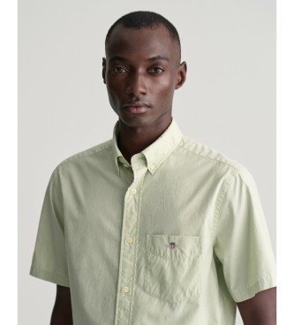 Gant Camisa Regular Fit verde