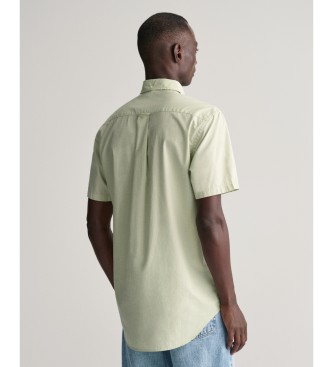 Gant Camisa Regular Fit verde