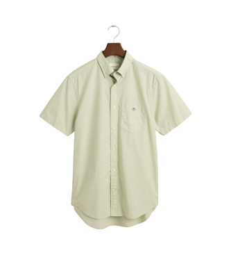 Gant Camisa Regular Fit verde