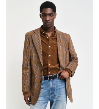 Gant Regular Fit Bruin Corduroy Overhemd