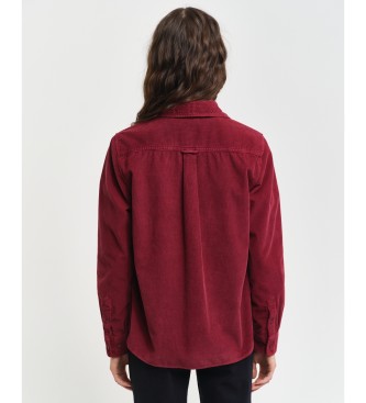 Gant Regular Fit-skjorta i maroon manchester