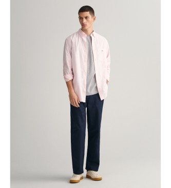 Gant Regular Fit pink poplin-skjorte