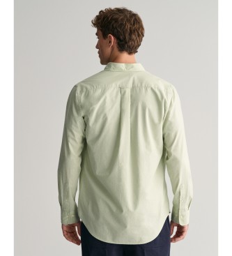Gant Regular Fit Poplin Shirt green