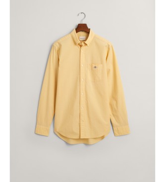 Gant Camicia in popeline gialla dalla vestibilit regolare