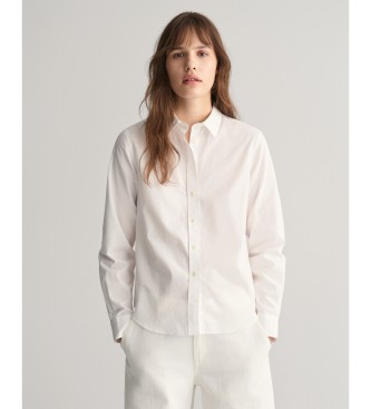 Gant Shirt Regular Fit poplin white