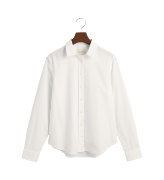 Gant Skjorta Regular Fit poplin vit