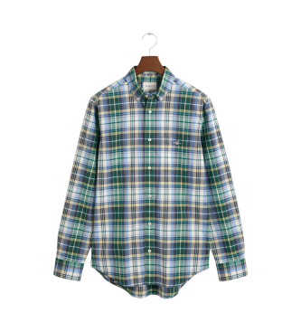 Gant Regular Fit green plaid poplin check shirt